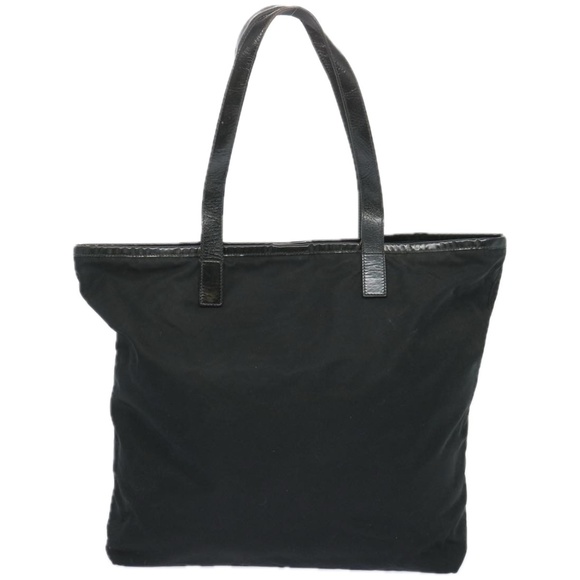 PRADA Tote Bag Nylon Black Auth 66385 - Picture 2 of 16